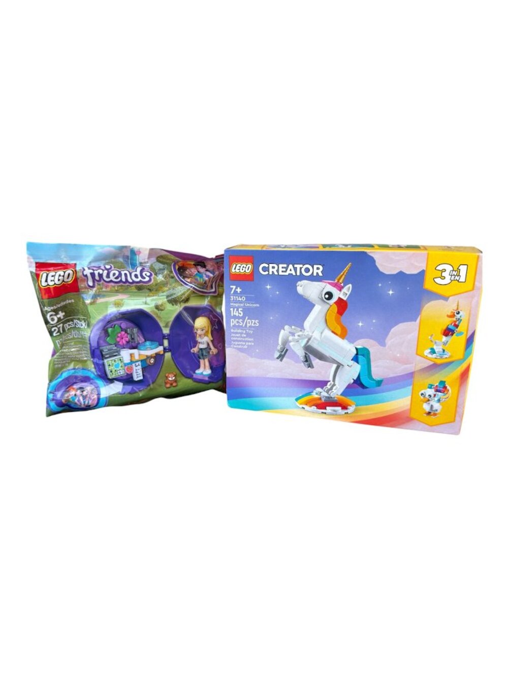 Lego FRIENDS Stephanie's Clubhouse Pod Lego Creator Magical Unicorn 31140 Lot